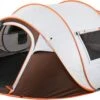 Fly Lab Luxe Pop Up Tent - Kampeer Tent - Grijs/Oranje - 4 Persoons -Buiten Kamperen Apparatuur 1200x787 1