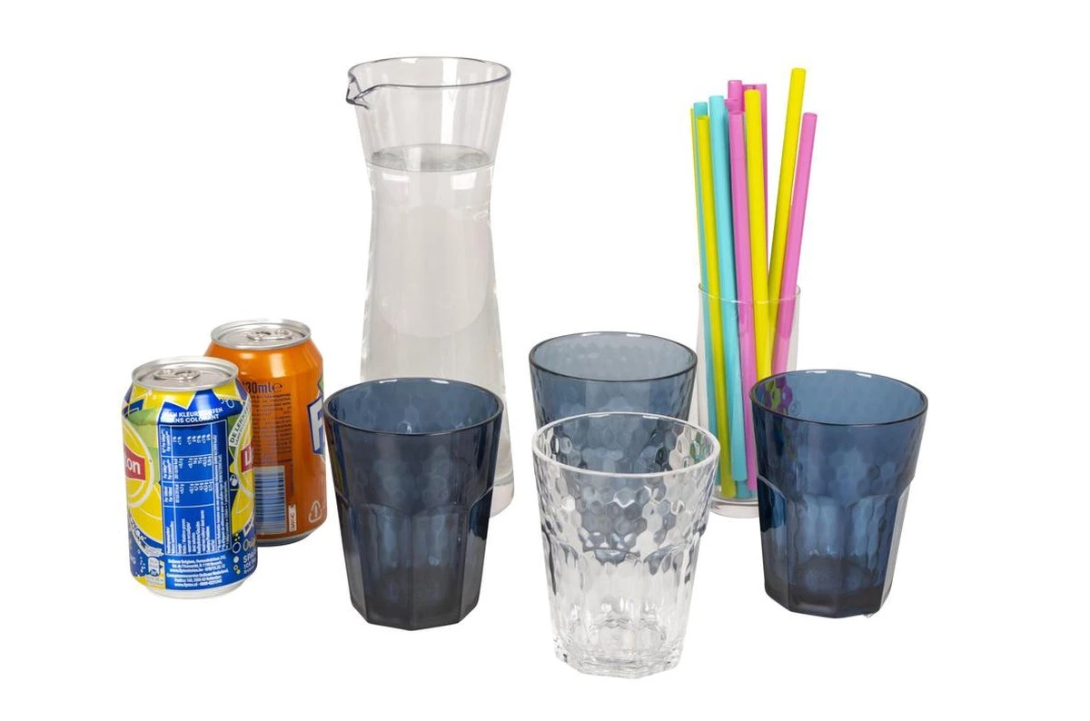 Bo-Camp - Wijn/Limonade Glas - Campingglas - Mix & Match - 400 Ml - 4 Stuks 8 Bo-Camp - Wijn/Limonade Glas - Campingglas - Mix & Match - 400 Ml - 4 Stuks - Afbeelding 6