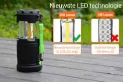 LED Camping Lamp 2 In 1 Hoge Kwaliteit - Zaklamp En Campinglamp - Inclusief AA Batterijen -Buiten Kamperen Apparatuur 1200x799 123