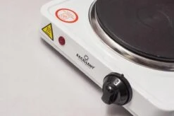 Kookplaat Basic Ø 16 Cm Elektrisch Wit Enkel Pits 1000W 5-standen 22 X 22 X 7 Cm -Buiten Kamperen Apparatuur 1200x799 97