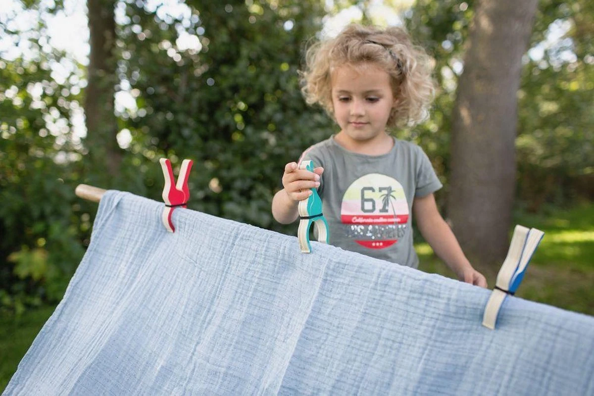 BS Toys Tentklemmen - Hout - Vanaf 3 Jaar - Creatief Spelen 4 BS Toys Tentklemmen - Hout - Vanaf 3 Jaar - Creatief Spelen - Afbeelding 2