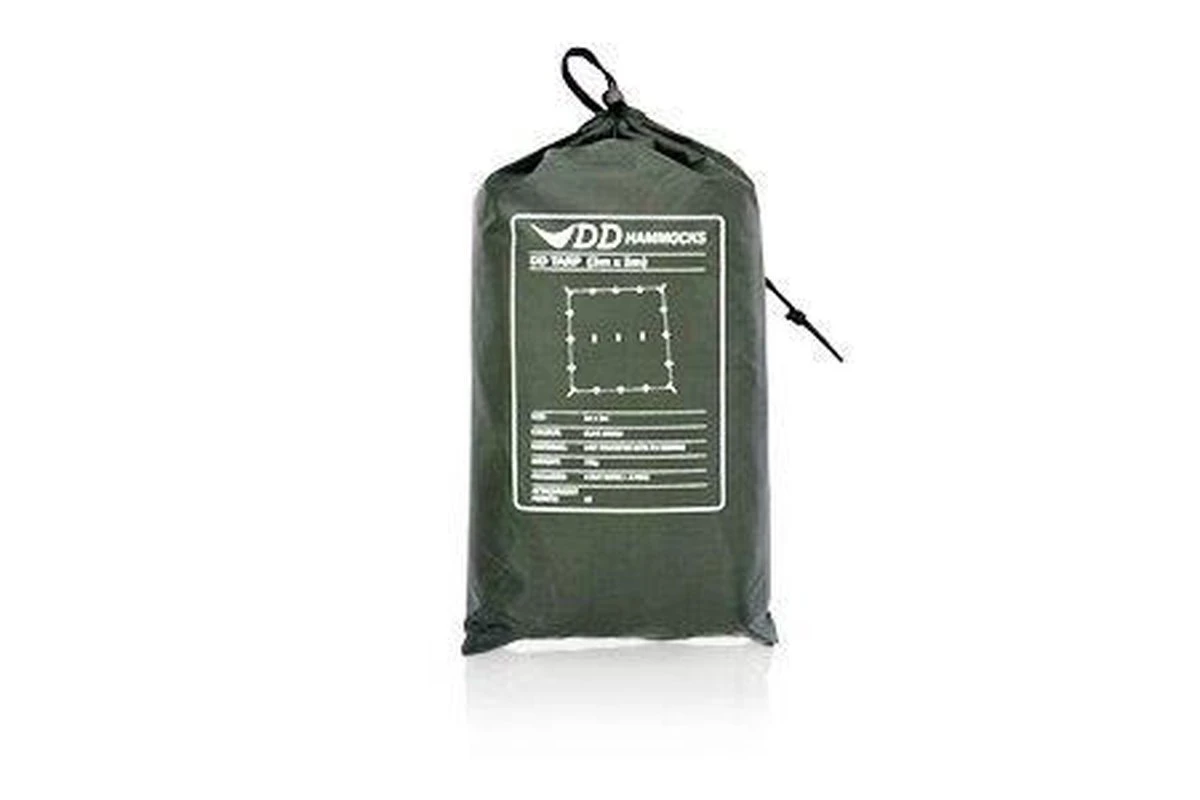 Tarp 3x3 – Olive Green 4 Tarp 3x3 – Olive Green - Afbeelding 2