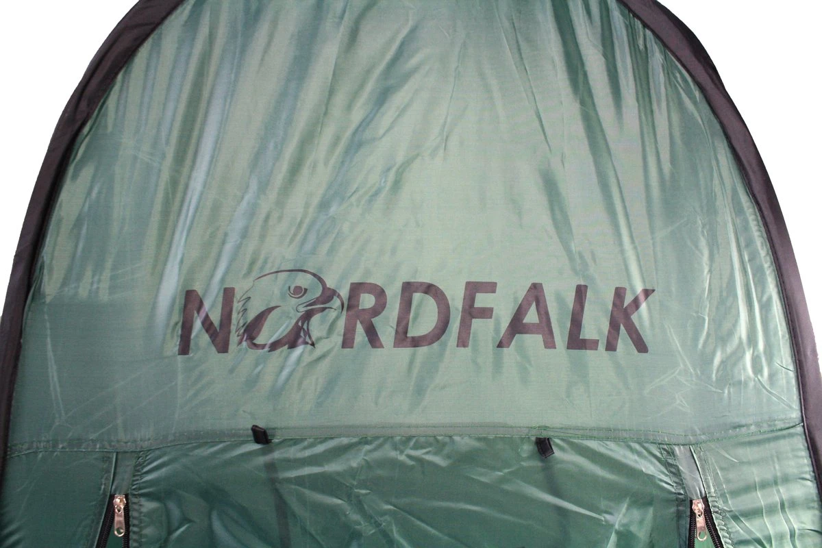 NordFalk Douchetent Pop-up 190 Cm - Camping Douche - Omkleedtent - Incl. Tentharingen En Draagtas - Groen 8 NordFalk Douchetent Pop-up 190 Cm - Camping Douche - Omkleedtent - Incl. Tentharingen En Draagtas - Groen - Afbeelding 6
