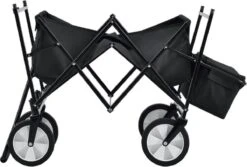 Rijoka Opvouwbare Bolderkar/Bolderwagen | Met Dakje En Draagtas | Zwart 17 Rijoka Opvouwbare Bolderkar/Bolderwagen | Met Dakje En Draagtas | Zwart -Buiten Kamperen Apparatuur 1200x811 5