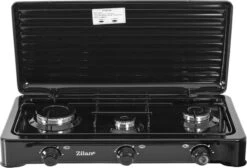 Zilan - Gas Kooktoestel 3 Pits - Campingkooktoestel - Gaskookplaat - Zwart -Buiten Kamperen Apparatuur 1200x816 5
