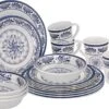 Bo-Camp - Servies - Campingbord - 16-Delig - Old Dutch - Blauw Servies -Buiten Kamperen Apparatuur 1200x817 6
