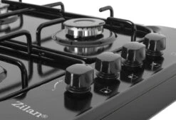 Zilan - Vrijstaande Gaskookplaat - 4 Branders - Gaskooktoestel 4 Pits - Zwart - Roestbestendig -Buiten Kamperen Apparatuur 1200x819 5