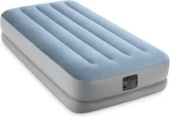 Intex 64166NP Raised Comfort Luchtbed 191x99x36 Cm Lichtblauw/Grijs -Buiten Kamperen Apparatuur 1200x828