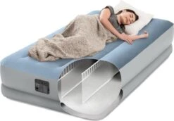 Intex 64166NP Raised Comfort Luchtbed 191x99x36 Cm Lichtblauw/Grijs -Buiten Kamperen Apparatuur 1200x835 1