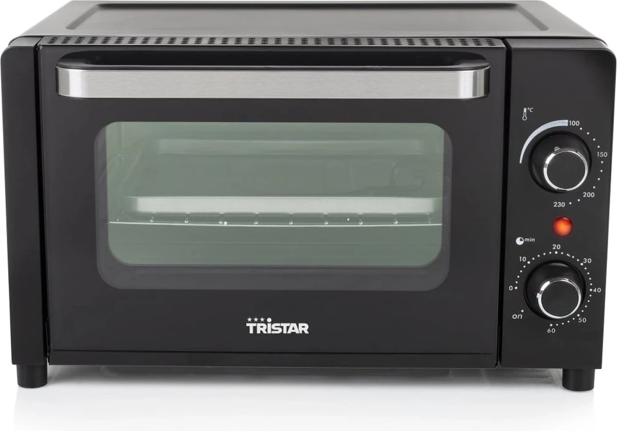 Tristar Oven OV-3615 - Camping Oven 10 Liter - 800 Watt - Vrijstaande Kleine Oven - Zwart 7 Tristar Oven OV-3615 - Camping Oven 10 Liter - 800 Watt - Vrijstaande Kleine Oven - Zwart - Afbeelding 5