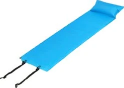 Springos Slaapmat | Zelfopblazend | 186 Cm | Inclusief Hoes & Hoofdkussen | Lichtblauw -Buiten Kamperen Apparatuur 1200x848 3