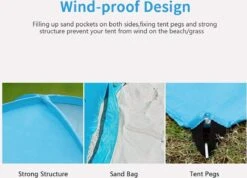 IGOODS Pop-up Tent - 2/3-Persoons - Blauw 13 IGOODS Pop-up Tent - 2/3-Persoons - Blauw -Buiten Kamperen Apparatuur 1200x866 1