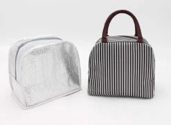 Lunchtas - Koeltas - Schooltas - Leuke Vrolijke Picknicktas - Kinderen & Volwassenen - Zwart/Wit -Buiten Kamperen Apparatuur 1200x873 2