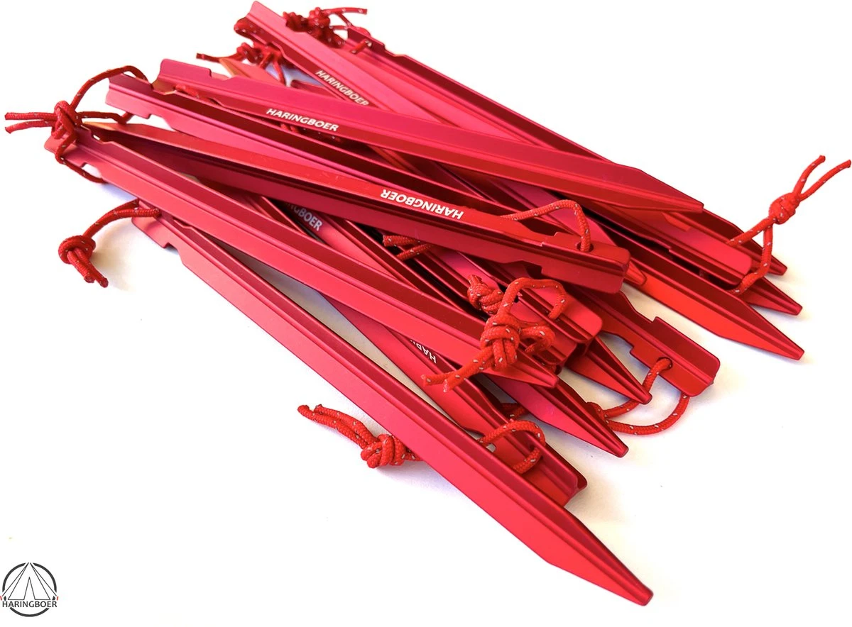 Haringboer Tentharingen - 18cm 7075-T6 Aluminium Y-haringen - Tentharingen Inclusief Haringzak 7 Haringboer Tentharingen - 18cm 7075-T6 Aluminium Y-haringen - Tentharingen Inclusief Haringzak - Afbeelding 5