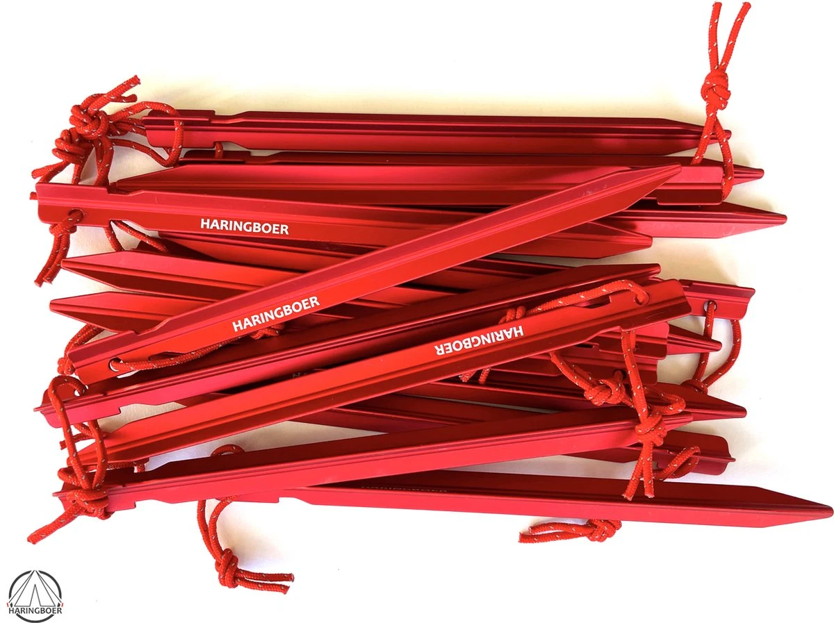 Haringboer Tentharingen - 18cm 7075-T6 Aluminium Y-haringen - Tentharingen Inclusief Haringzak 8 Haringboer Tentharingen - 18cm 7075-T6 Aluminium Y-haringen - Tentharingen Inclusief Haringzak - Afbeelding 6