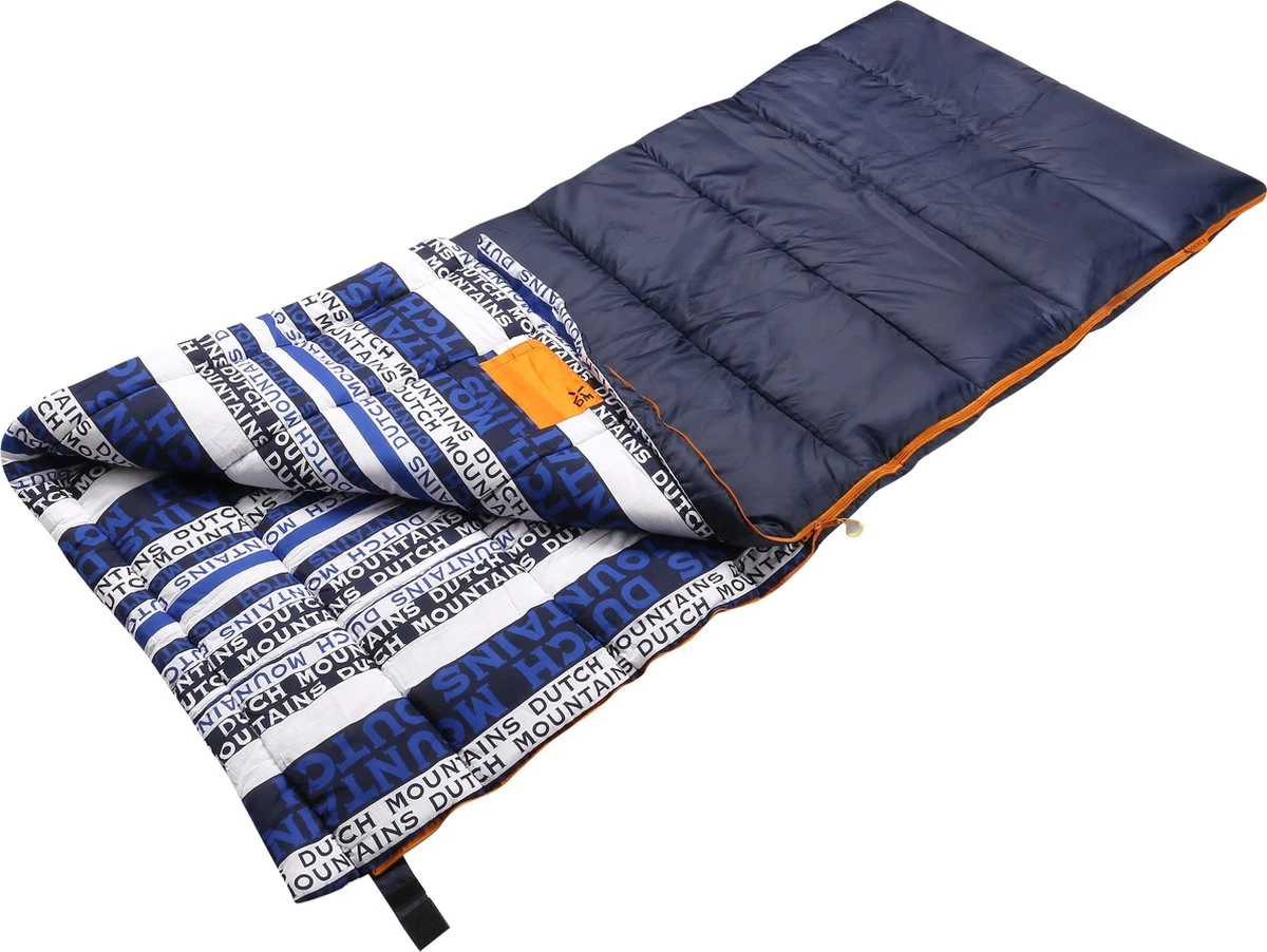 Dutch Mountains Slaapzak Goeree XL - Extra Groot 220x90cm - Katoenen Binnenkant - Aanritsbaar - Tochtstrip En Compressiehoes 3 Dutch Mountains Slaapzak Goeree XL - Extra Groot 220x90cm - Katoenen Binnenkant - Aanritsbaar - Tochtstrip En Compressiehoes