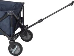 Campart Bolderkar HC-0910 - Opvouwbaar - Bolderwagen Met Stevig Harmonicaframe - Inclusief Opbergtas En Bodemplaat - Blauw -Buiten Kamperen Apparatuur 1200x908