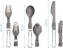 Navaris Campingbestek Van Titanium - Set Met Vork, Mes En Lepel - Inklapbaar - Bestekset Voor Onderweg - Inclusief Karabijnhaak En Bewaarzakje 16 Navaris Campingbestek Van Titanium - Set Met Vork, Mes En Lepel - Inklapbaar - Bestekset Voor Onderweg - Inclusief Karabijnhaak En Bewaarzakje -Buiten Kamperen Apparatuur 1200x913 11