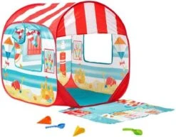 Pop-Up Strandtent: Beach Hut - Speeltent -Buiten Kamperen Apparatuur 1200x937