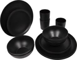 Bo-Camp Industrial - Servies - Orville - Campingbord - 16-delig - Mat Zwart 15 Bo-Camp Industrial - Servies - Orville - Campingbord - 16-delig - Mat Zwart -Buiten Kamperen Apparatuur 1200x938 7