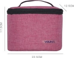 Youha® Koeltas Met Koelelement - Babymelk Koelen - Moderne Moedermelk Tas - Babymelk Koud Houden - Handig Draadbaar - Kleur: Roze/Paars -Buiten Kamperen Apparatuur 1200x941 3