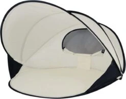 Deryan Luxe Pop Up Strandtent XXL - Anti-UV 50+ - Cream -Buiten Kamperen Apparatuur 1200x942