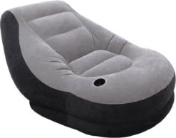 Intex Lounge Stoel - Ultra Lounge - Opblaasbaar - Grijs/zwart -Buiten Kamperen Apparatuur 1200x942 3