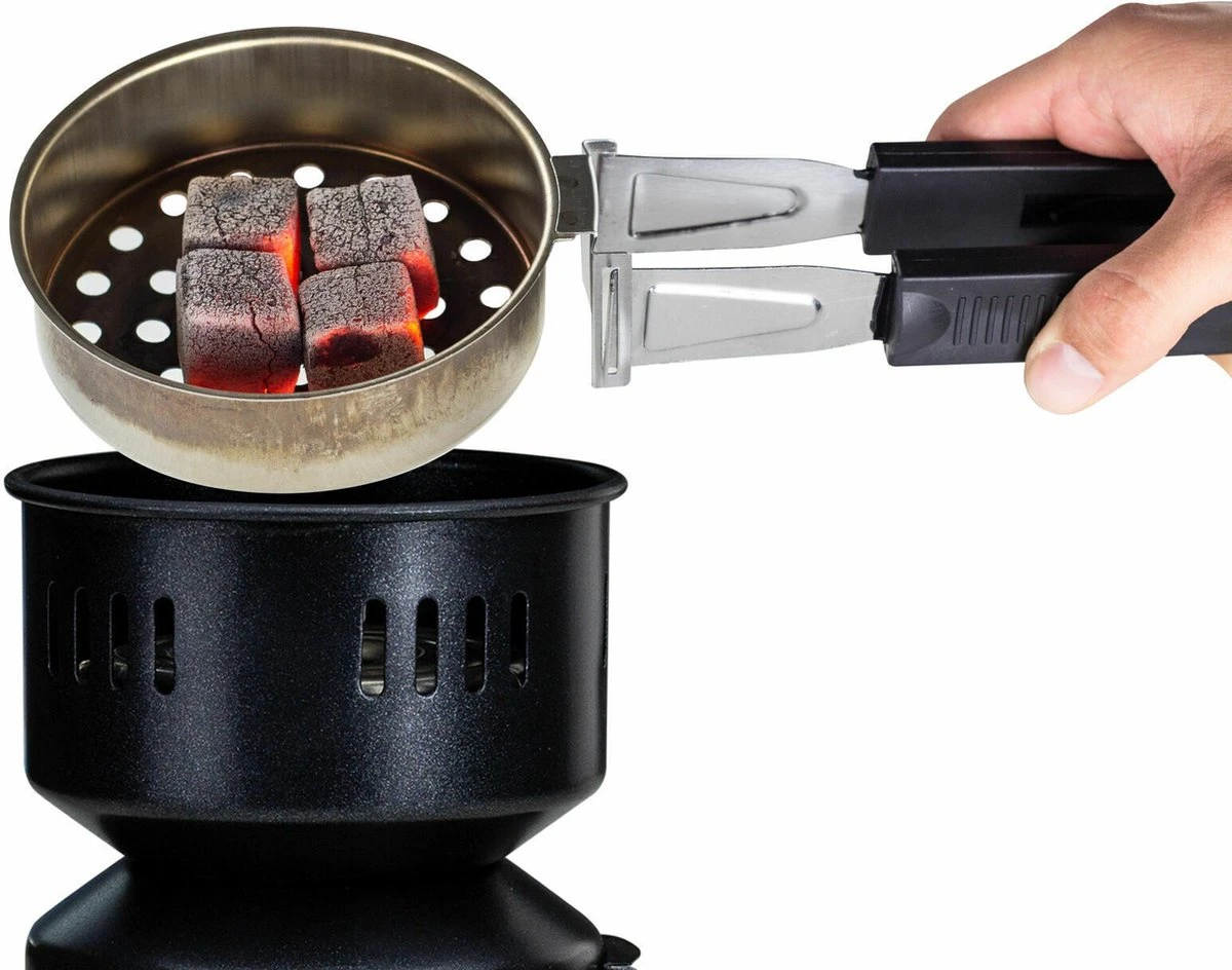 SMH LINE® Kolenbrander - Elektrische Kolenbrander - 600W - Incl. Tang 5 SMH LINE® Kolenbrander - Elektrische Kolenbrander - 600W - Incl. Tang - Afbeelding 3