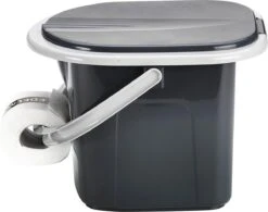 Branq Toiletemmer Draagbaar Met Deksel - 15,5L - Antraciet 11 Branq Toiletemmer Draagbaar Met Deksel - 15,5L - Antraciet -Buiten Kamperen Apparatuur 1200x948 1