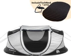 Deryan Cocoon Pop Up Tent - Luchtbed - Luchtpomp - 4 Persoons - Zilver 14 Deryan Cocoon Pop Up Tent - Luchtbed - Luchtpomp - 4 Persoons - Zilver -Buiten Kamperen Apparatuur 1200x953 1