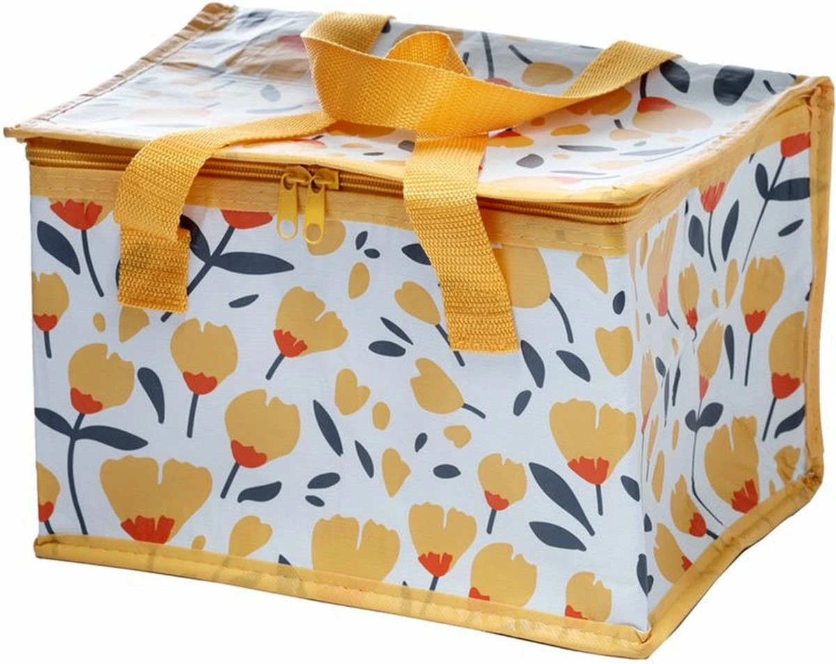 Kleine Lunch/sixpack Koeltas - Boterbloem Print - 20 X 30 Cm - 12 L 8 Kleine Lunch/sixpack Koeltas - Boterbloem Print - 20 X 30 Cm - 12 L - Afbeelding 6