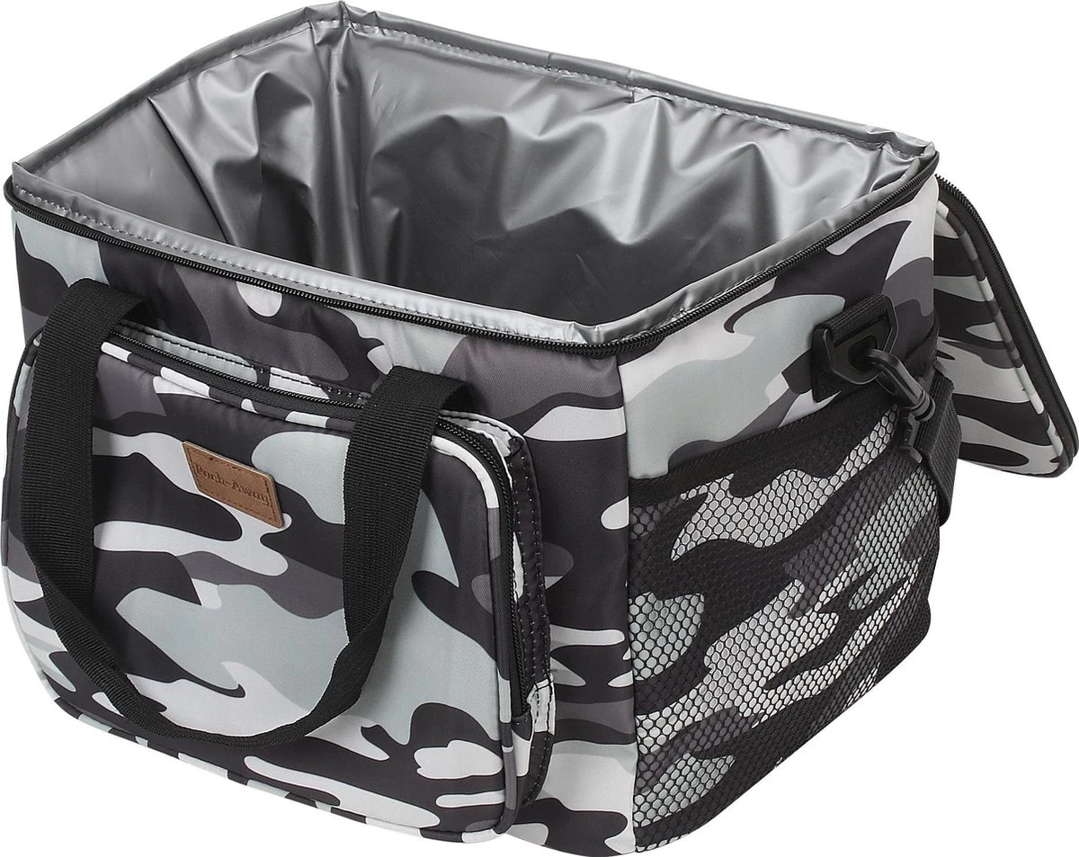 Packaway 4 Laags Geïsoleerde Koeltas - Lunchtas 15 Liter - Camouflage Grijs 4 Packaway 4 Laags Geïsoleerde Koeltas - Lunchtas 15 Liter - Camouflage Grijs - Afbeelding 2