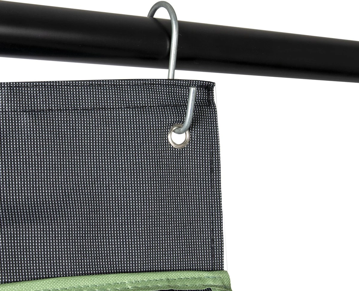 Bo-Camp - Tentorganizer - 17-vaks - 48x123cm - Grijs 4 Bo-Camp - Tentorganizer - 17-vaks - 48x123cm - Grijs - Afbeelding 2