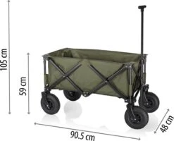 Campart Bolderkar HC-0915 - Opvouwbaar - Bolderwagen Met Stevig Harmonicaframe - Inclusief Opbergtas En Bodemplaat - Groen 14 Campart Bolderkar HC-0915 - Opvouwbaar - Bolderwagen Met Stevig Harmonicaframe - Inclusief Opbergtas En Bodemplaat - Groen -Buiten Kamperen Apparatuur 1200x974 2