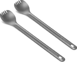Navaris 2x Spork Met Extra Lange Handgreep - Set Van 2 - Campingbestek Van Titanium - Bestek Voor Onderweg - Lichtgewicht - Inclusief Bewaarzakje 12 Navaris 2x Spork Met Extra Lange Handgreep - Set Van 2 - Campingbestek Van Titanium - Bestek Voor Onderweg - Lichtgewicht - Inclusief Bewaarzakje -Buiten Kamperen Apparatuur 1200x974 4