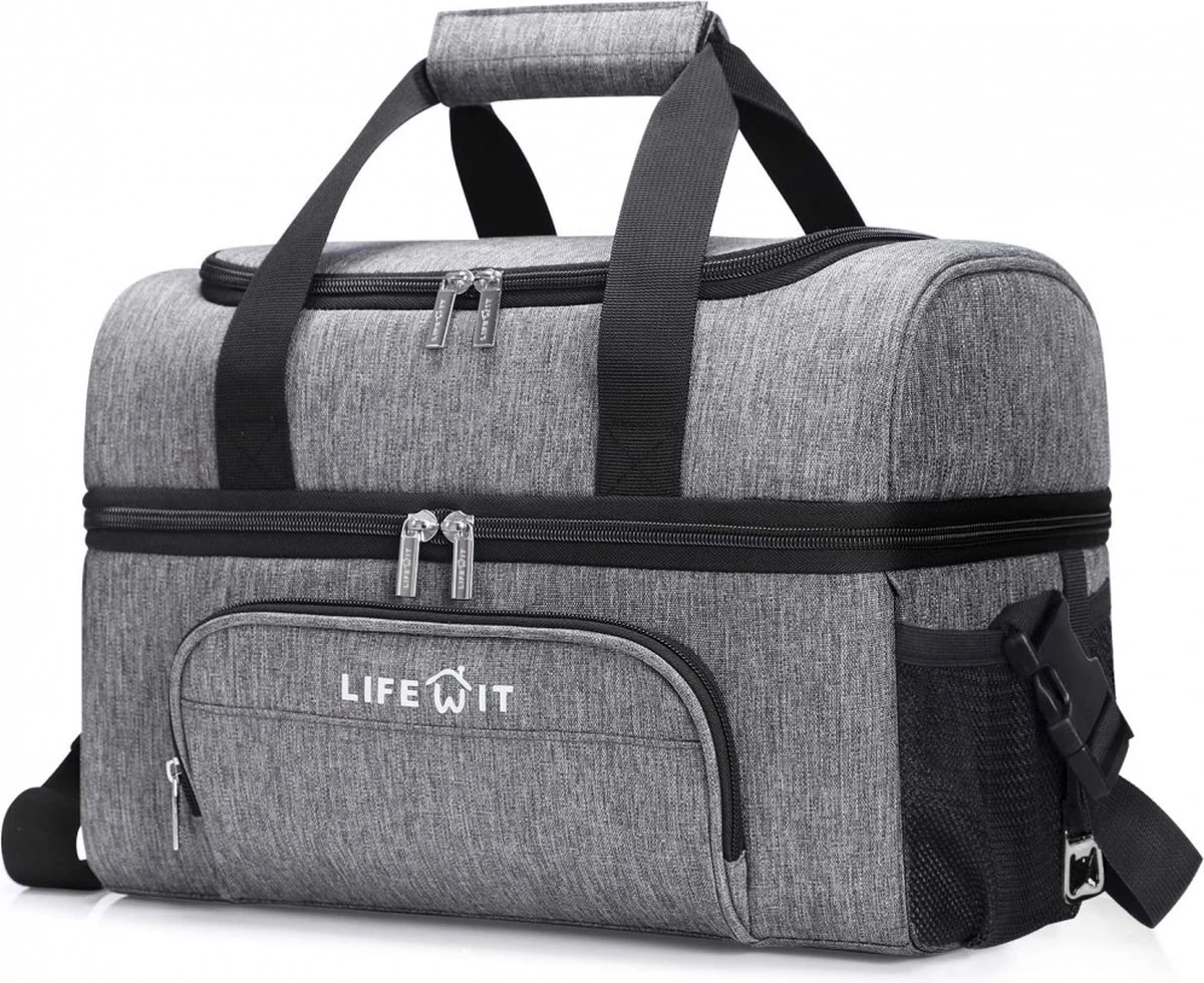 Lifewit 20L Koeltas | 20 Liter | Opvouwbaar | Koelbox-Koeltas | Isolatietas/ Picknicktas Voor Levensmiddelen / Grijs 3 Lifewit 20L Koeltas | 20 Liter | Opvouwbaar | Koelbox-Koeltas | Isolatietas/ Picknicktas Voor Levensmiddelen / Grijs