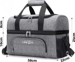 Lifewit 20L Koeltas | 20 Liter | Opvouwbaar | Koelbox-Koeltas | Isolatietas/ Picknicktas Voor Levensmiddelen / Grijs 15 Lifewit 20L Koeltas | 20 Liter | Opvouwbaar | Koelbox-Koeltas | Isolatietas/ Picknicktas Voor Levensmiddelen / Grijs -Buiten Kamperen Apparatuur 1200x982