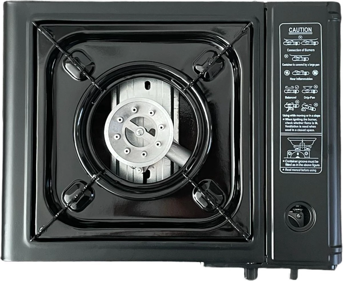 Campgas Draagbaar Gasfornuis - 1-Pits - 2200W 5 Campgas Draagbaar Gasfornuis - 1-Pits - 2200W - Afbeelding 3