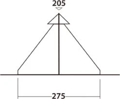 Easy Camp Tent Bolide 400 - Rood - 4 Persoons -Buiten Kamperen Apparatuur 1200x991