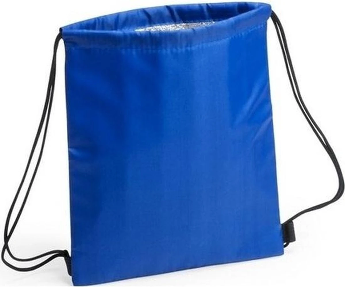 Merkloos Blauwe Koeltas Rugzak 27 X 33 Cm - Koelboxen/koeltassen 3 Merkloos Blauwe Koeltas Rugzak 27 X 33 Cm - Koelboxen/koeltassen