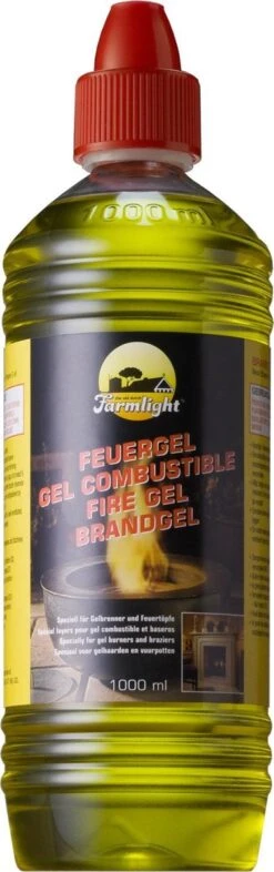 Merkloos 12 Flessen Brandgel Farmlight| Brandpasta Farmlight