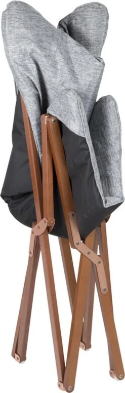 Bo-Camp - Urban Outdoor - Relaxstoel - Bloomsbury - L - Oxford Polyester - Grijs -Buiten Kamperen Apparatuur 382x1200