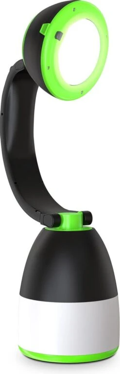 B.K.Licht - LED Kampeerlamp - Zaklamp - 3 In 1 Zaklantaarn Voor Kinderen - Tafellamp - Tentlamp - Opvouwbaar - Zwart Groen - 140 Lumen - IP20 -Buiten Kamperen Apparatuur 388x1200 2