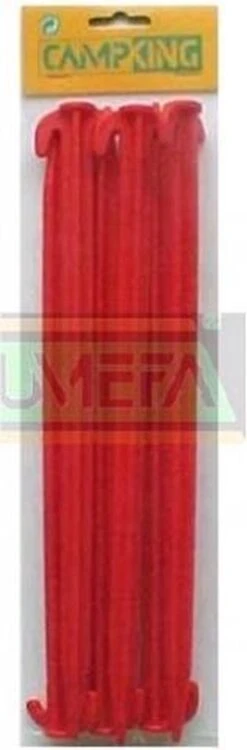 Campking Tentharing Kunststof - 30 Cm - 6 Stuks -Buiten Kamperen Apparatuur 395x1200 1