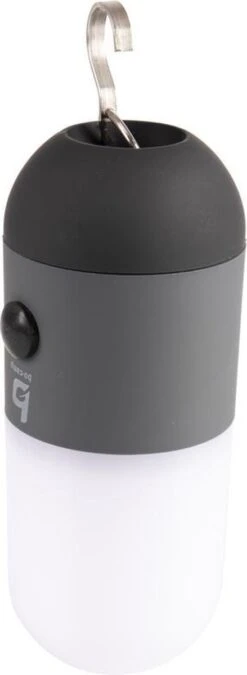 Bo-Camp Tafel-/hanglamp - Glow - High Power Led - 120 Lumen - Tentlamp - Grijs -Buiten Kamperen Apparatuur 439x1200 2