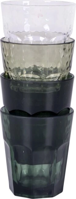Bo-Camp - Limonade Glas - Mix & Match - 4 Stuks - 200 Ml - Groen -Buiten Kamperen Apparatuur 462x1200 2