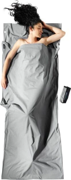 Cocoon Travelsheet InsectShield 100% Katoen - Safari Grey 7 Cocoon Travelsheet InsectShield 100% Katoen - Safari Grey -Buiten Kamperen Apparatuur 471x1200 4