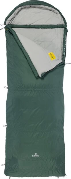 NOMAD® Triple-S Premium Plus Slaapzak (Links) | 220x80cm Groen | Lichtgewicht & Kwalitatief | Slaapzak | Incl Hoes -Buiten Kamperen Apparatuur 477x1200 1