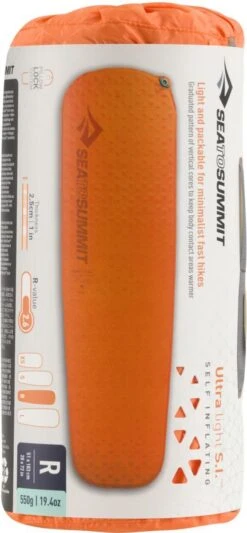 Sea To Summit UltraLight S.I. Regular - Zelf Opbaasbare Slaapmat - 2.5cm - 550g - Oranje 31 Sea To Summit UltraLight S.I. Regular - Zelf Opbaasbare Slaapmat - 2.5cm - 550g - Oranje -Buiten Kamperen Apparatuur 556x1200