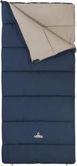 NOMAD® Brisbane Slaapzak | 205x80cm Blauw | Lichtgewicht & Kwalitatief | Dekenmodel Slaapzak | Incl Hoes -Buiten Kamperen Apparatuur 559x1200